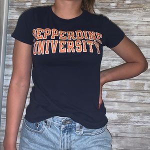 Extra small Pepperdine original brand shirt.